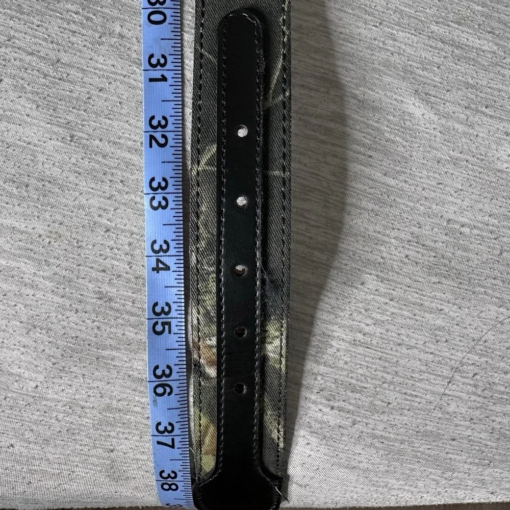 Mens‎ Cotton Twill Camo Bonded Lined Belt Size 34 / 85